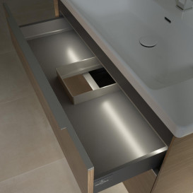 Тумба під раковину Villeroy & Boch Subway 3.0 97,3х57,6 см ДСП/алюміній дуб північний C570L0VJ