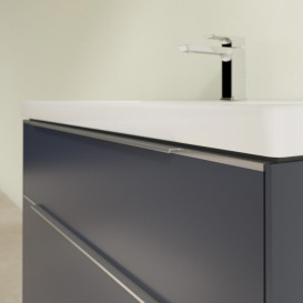 Тумба під раковину Villeroy & Boch Subway 3.0 97,3х57,6 см ДСП/алюміній морський синій C570L0VQ