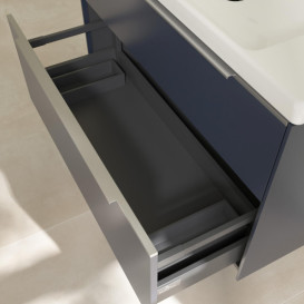 Тумба під раковину Villeroy & Boch Subway 3.0 97,3х57,6 см ДСП/алюміній морський синій C570L0VQ