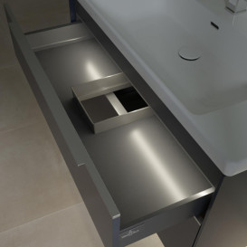 Тумба під раковину Villeroy & Boch Subway 3.0 97,3х57,6 см ДСП/алюміній морський синій C570L0VQ