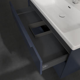 Тумба під раковину Villeroy & Boch Subway 3.0 97,3х57,6 см ДСП/алюміній морський синій/монохром C570L2VQ