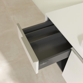 Тумба під раковину Villeroy & Boch Subway 3.0 100х42,3 см ДСП/алюміній чистий білий C571L0VF