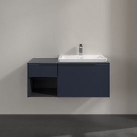 Тумба под раковину Villeroy & Boch Subway 3.0 100х42,3 см ДСП/алюминий морской синий C571L0VQ