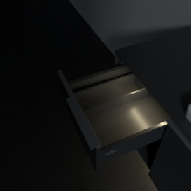 Тумба под раковину Villeroy & Boch Subway 3.0 100х42,3 см ДСП/алюминий графит C571L0VR