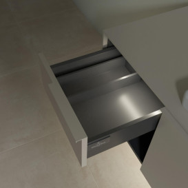 Тумба под раковину Villeroy & Boch Subway 3.0 100х42,3 см ДСП/алюминий серый кашемир/монохром C571L2VN