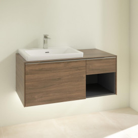 Тумба под раковину Villeroy & Boch Subway 3.0 100х42,3 см ДСП/алюминий дуб аризона C572L0VH