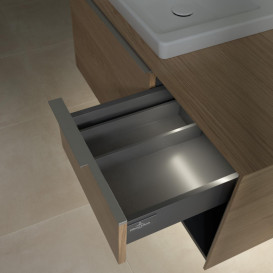 Тумба под раковину Villeroy & Boch Subway 3.0 100х42,3 см ДСП/алюминий дуб северный C572L0VJ