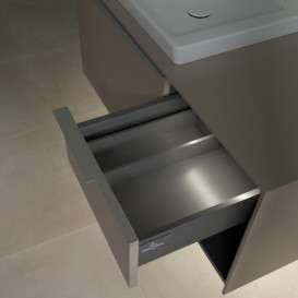 Тумба под раковину Villeroy & Boch Subway 3.0 100х42,3 см ДСП/алюминий тауп C572L0VM