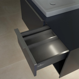 Тумба под раковину Villeroy & Boch Subway 3.0 100х42,3 см ДСП/алюминий морской синий C572L0VQ