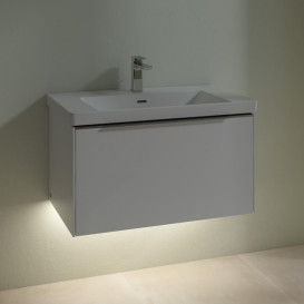 Тумба під раковину Villeroy & Boch Subway 3.0 77,2х42,9 см ДСП/алюміній чистий білий C573L0VF