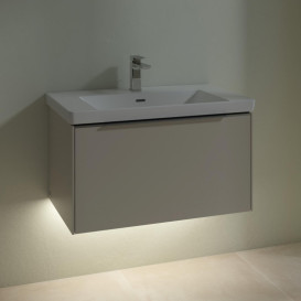 Тумба под раковину Villeroy & Boch Subway 3.0 77,2х42,9 см ДСП/алюминий серый кашемир C573L0VN