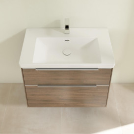 Тумба под раковину Villeroy & Boch Subway 3.0 77,2х57,6 см ДСП/алюминий дуб аризона C574L0VH