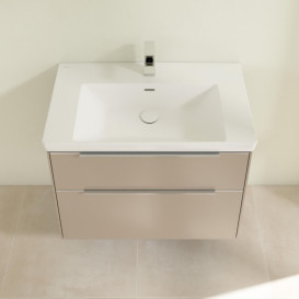 Тумба под раковину Villeroy & Boch Subway 3.0 77,2х57,6 см ДСП/алюминий тауп C574L0VM