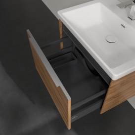 Тумба под раковину Villeroy & Boch Subway 3.0 62,2х42,9 см ДСП/алюминий дуб канзас C575L0RH