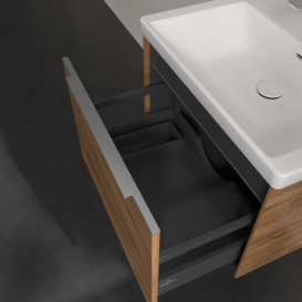 Тумба под раковину Villeroy & Boch Subway 3.0 62,2х42,9 см ДСП/алюминий дуб канзас C575L0RH