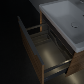 Тумба под раковину Villeroy & Boch Subway 3.0 62,2х42,9 см ДСП/алюминий дуб канзас C575L0RH