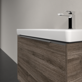 Тумба под раковину Villeroy & Boch Subway 3.0 62,2х42,9 см ДСП/алюминий дуб каменный C575L0RK