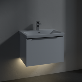 Тумба под раковину Villeroy & Boch Subway 3.0 62,2х42,9 см ДСП/алюминий белый бриллиант C575L0VE