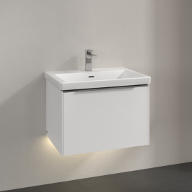 Тумба під раковину Villeroy & Boch Subway 3.0 62,2х42,9 см ДСП/алюміній чистий білий C575L0VF