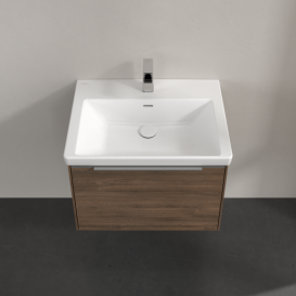 Тумба под раковину Villeroy & Boch Subway 3.0 62,2х42,9 см ДСП/алюминий дуб аризона C575L0VH