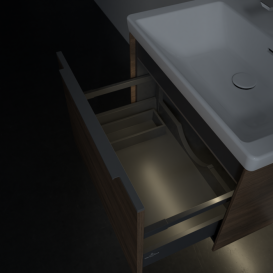 Тумба под раковину Villeroy & Boch Subway 3.0 62,2х42,9 см ДСП/алюминий дуб аризона C575L0VH