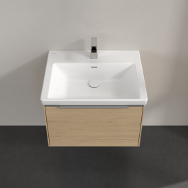 Тумба под раковину Villeroy & Boch Subway 3.0 62,2х42,9 см ДСП/алюминий дуб северный  C575L0VJ