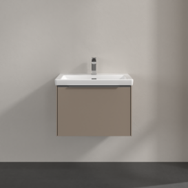 Тумба под раковину Villeroy & Boch Subway 3.0 62,2х42,9 см ДСП/алюминий тауп C575L0VM