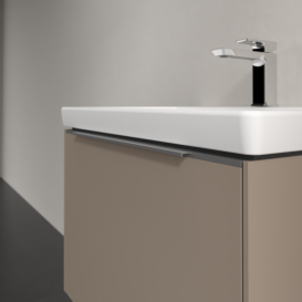 Тумба под раковину Villeroy & Boch Subway 3.0 62,2х42,9 см ДСП/алюминий тауп C575L0VM