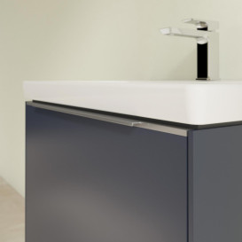 Тумба под раковину Villeroy & Boch Subway 3.0 62,2х42,9 см ДСП/алюминий морской синий C575L0VQ