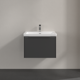 Тумба під раковину Villeroy & Boch Subway 3.0 62,2х42,9 см ДСП/алюміній графіт C575L0VR