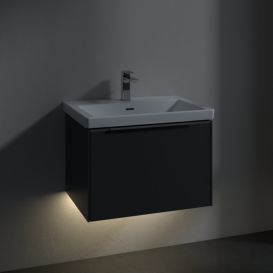 Тумба під раковину Villeroy & Boch Subway 3.0 62,2х42,9 см ДСП/алюміній графіт C575L0VR