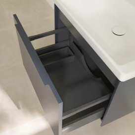 Тумба под раковину Villeroy & Boch Subway 3.0 62,2х42,9 см ДСП/алюминий морской синий/монохром C575L2VQ