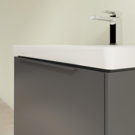 Тумба под раковину Villeroy & Boch Subway 3.0 62,2х42,9 см ДСП/алюминий графит/монохром C575L2VR