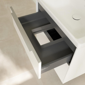 Тумба под раковину Villeroy & Boch Subway 3.0 62,2х57,6 см ДСП/алюминий чистый белый C576L0VF