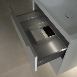 Тумба под раковину Villeroy & Boch Subway 3.0 62,2х57,6 см ДСП/алюминий чистый белый C576L0VF