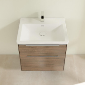 Тумба під раковину Villeroy & Boch Subway 3.0 62,2х57,6 см ДСП/алюміній дуб аризона C576L0VH