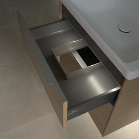 Тумба під раковину Villeroy & Boch Subway 3.0 62,2х57,6 см ДСП/алюміній дуб північний C576L0VJ