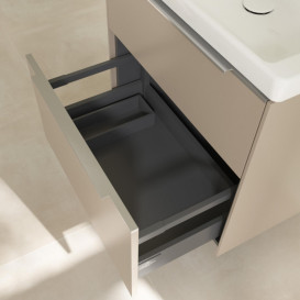 Тумба под раковину Villeroy & Boch Subway 3.0 62,2х57,6 см ДСП/алюминий тауп C576L0VM