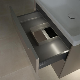 Тумба под раковину Villeroy & Boch Subway 3.0 62,2х57,6 см ДСП/алюминий тауп C576L0VM