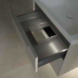 Тумба под раковину Villeroy & Boch Subway 3.0 62,2х57,6 см ДСП/алюминий серый кашемир C576L0VN