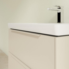 Тумба под раковину Villeroy & Boch Subway 3.0 62,2х57,6 см ДСП/алюминий серый кашемир/монохром C576L2VN