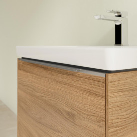 Тумба під раковину Villeroy & Boch Subway 3.0 57,2х42,9 см ДСП/алюміній дуб канзас C577L0RH