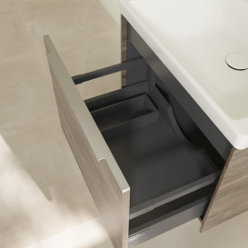 Тумба під раковину Villeroy & Boch Subway 3.0 57,2х42,9 см ДСП/алюміній кам'яний дуб C577L0RK