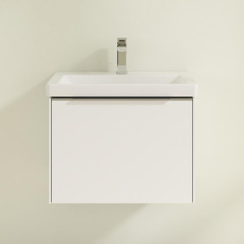 Тумба под раковину Villeroy & Boch Subway 3.0 57,2х42,9 см ДСП/алюминий чистый белый C577L0VF