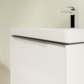 Тумба под раковину Villeroy & Boch Subway 3.0 57,2х42,9 см ДСП/алюминий чистый белый C577L0VF