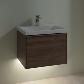 Тумба под раковину Villeroy & Boch Subway 3.0 57,2х42,9 см ДСП/алюминий дуб аризона C577L0VH