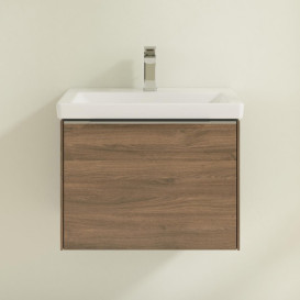 Тумба под раковину Villeroy & Boch Subway 3.0 57,2х42,9 см ДСП/алюминий дуб аризона C577L0VH