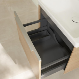 Тумба под раковину Villeroy & Boch Subway 3.0 57,2х42,9 см ДСП/алюминий дуб северный C577L0VJ