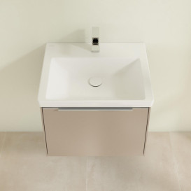 Тумба под раковину Villeroy & Boch Subway 3.0 57,2х42,9 см ДСП/алюминий тауп C577L0VM