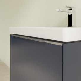 Тумба під раковину Villeroy & Boch Subway 3.0 57,2х42,9 см ДСП/алюміній морський синій C577L0VQ